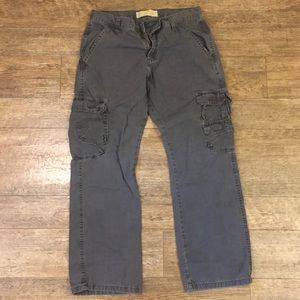 Wrangler gray cargo pants Clearance